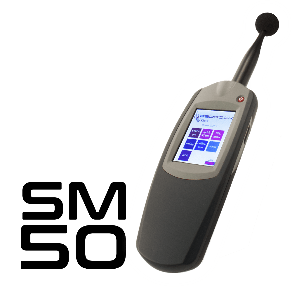 Bedrock Elite SM50 STIPA Meter - FFT Analyzer & Acoustic Measurement