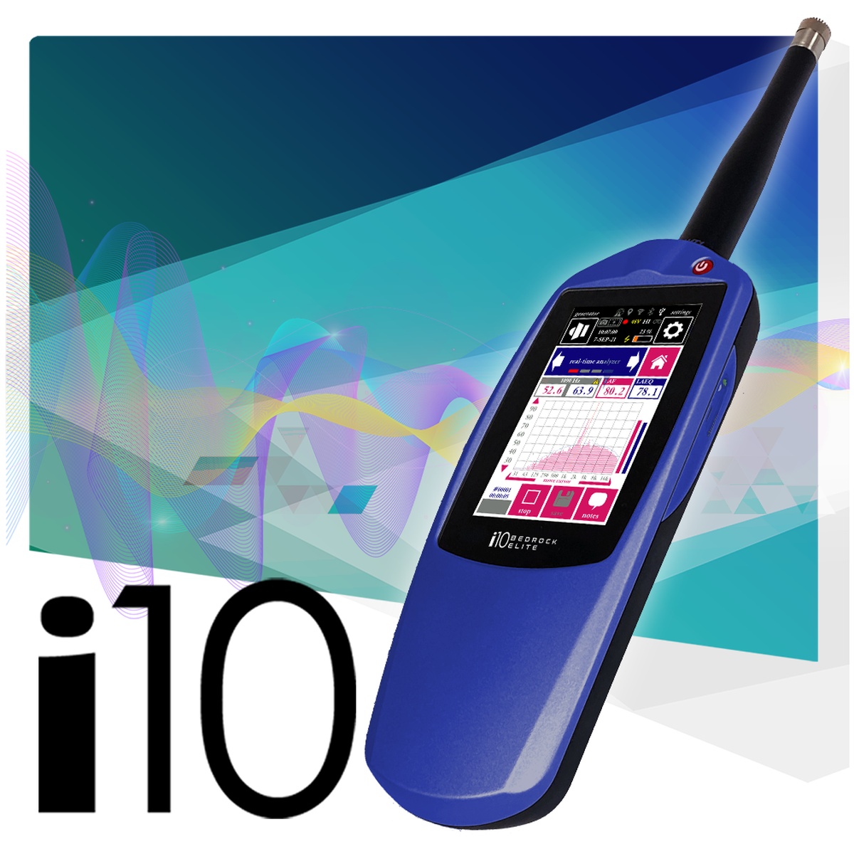 Bedrock Elite i10 Class 1 Acoustic Meter with Full STI, FFT & Real-Time Spectrum