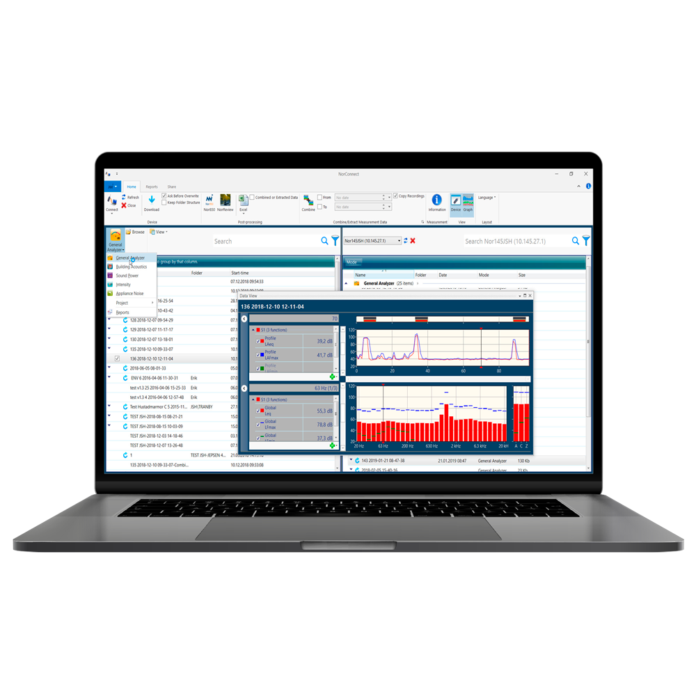 Norsonic Nor1051 NorConnect – Professional Acoustic Measurement Software