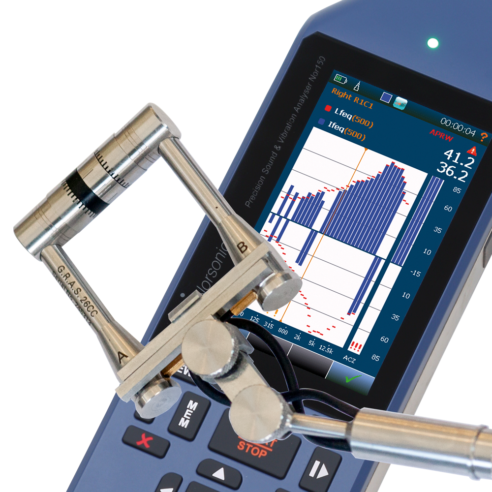 Norsonic NOR150 2-Channel Sound Analyzer with FFT for Building Acoustics