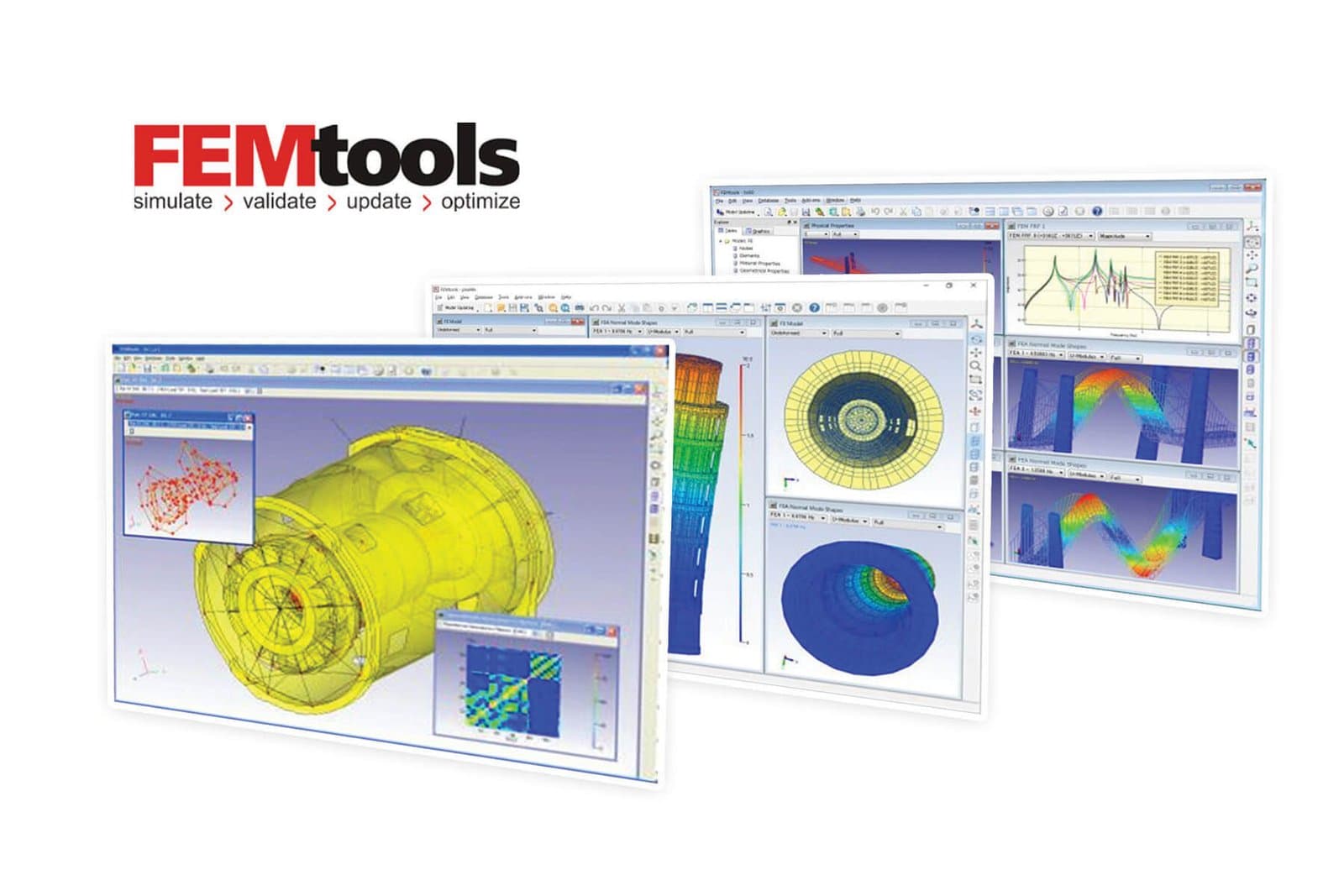FEMtools Model Updating - ซอฟต์แวร์วิเคราะห์เสียงและแรงสั่นสะเทือนความแม่นยำสูง