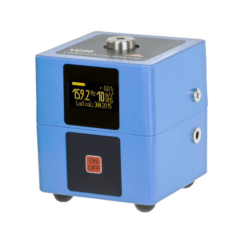 เครื่องสอบเทียบแรงสั่นสะเทือน MMF VC20 - อุปกรณ์สอบเทียบพกพาและแม่นยำ 159.2Hz