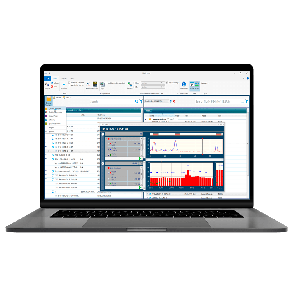 Norsonic Nor1051 NorConnect – Professional Acoustic Measurement Software