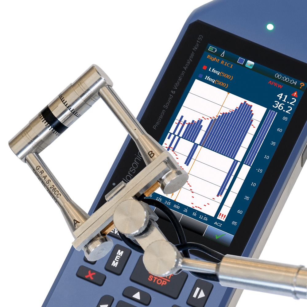 Norsonic NOR150 2-Channel Sound Analyzer with FFT for Building Acoustics