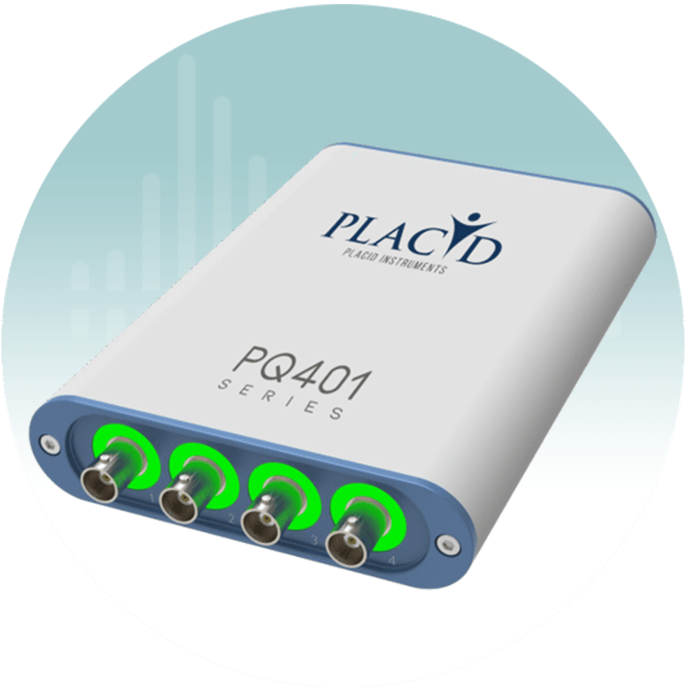 PLACID PQ401-A/B Four-Channel Data Acquisition Device | 24-bit DAQ with SDK for MATLAB, C++, C#, Python