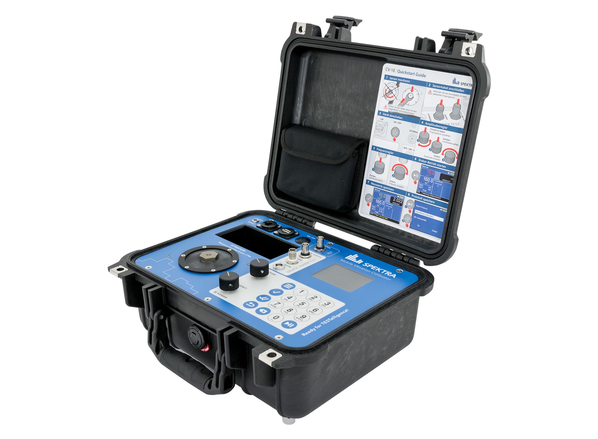 SPEKTRA CV-10 Vibration Calibrator - Portable, Precision On-Site Calibration