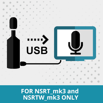 อินเทอร์เฟซเสียง USB Convergence สำหรับ NSRT_mk3 และ mk4 | ไมโครโฟนสอบเทียบ Pascal-Weighted