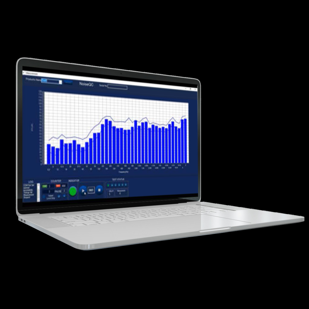 NoiseQC Production Control Software - Acoustic & Vibration QC, Multi-Test, PLC Integration
