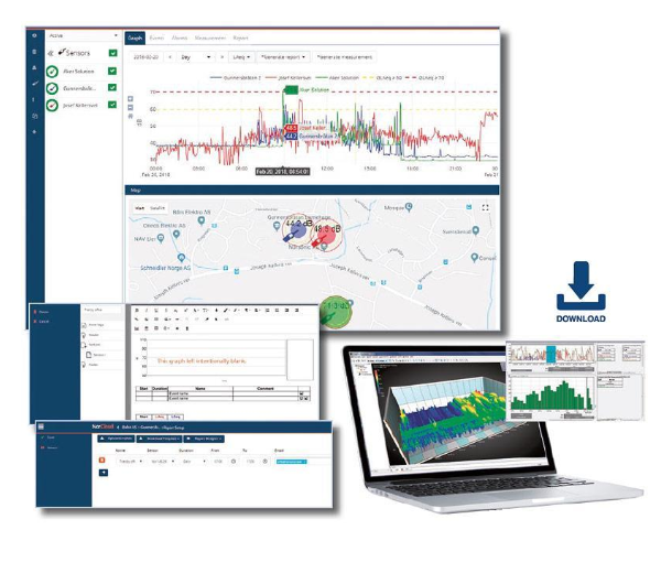 Norsonic NorCloud ซอฟต์แวร์ตรวจวัดเสียงสิ่งแวดล้อมแบบออนไลน์